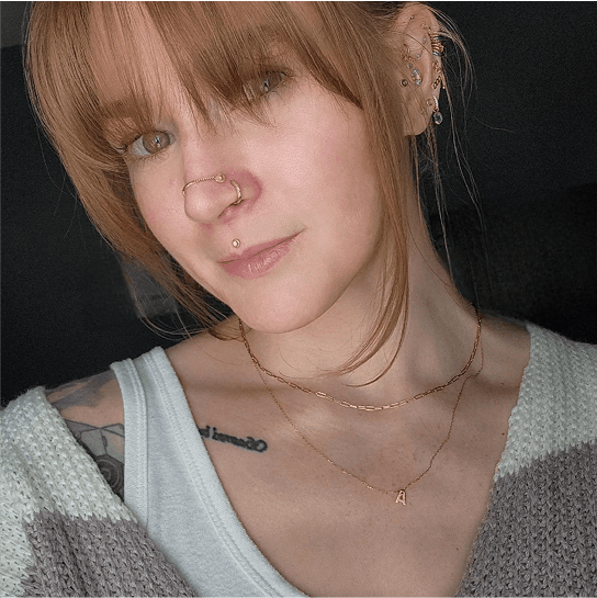 ”I've been working with NorVoch
since they started their Instagram.
Their quality control, jewelry
standards, and amazing customer
service always surpasses
expectations. The polish of their gold
is excellent and I highly recommend
them to fellow piercers. Their jewelry
sells out constantly in my luxury
studio.”